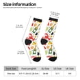 thumbnail image 4 of Goofa Crabs Shrimps Printed Men's Crew Socks, Soft Durable Breathable Moisture-Wicking with Odor Control Cotton socks, 4 of 9