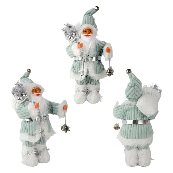 PUYA Christmas Santa Claus Doll Gift Toy Home Table Decoration Collectible Figurines For Xmas Holiday