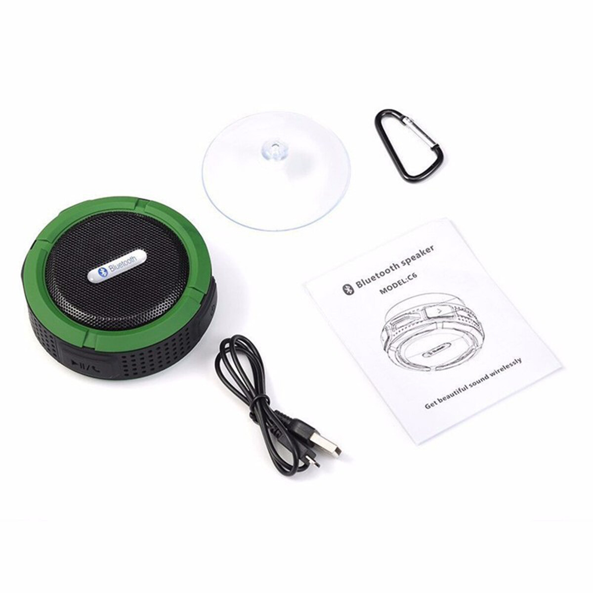 C6 Bluetooth Speaker Outdoor Waterproof Sound Box Wireless Sound Box Support Insert TF-card - image 3 of 11