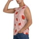 thumbnail image 3 of Fotbe Strawberry Men's Camiseta sin Mangas Estampada para Hombres, Playera Casual para Gimnasio, Entrenamiento, Playa-Large, 3 of 7
