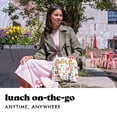 thumbnail image 6 of Fit & Fresh Minneola Insulated Lunch Bag for Women, Cute Bow & Floral Design, 6 of 11