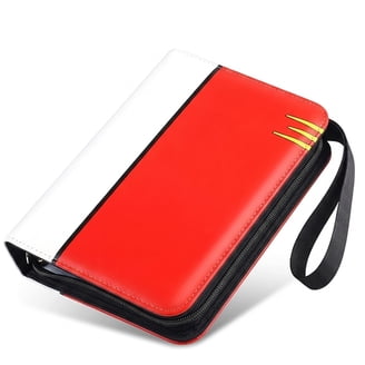 animal crossing trading card binder D DACCKIT 400+ Holder Compatible with Amiibo Cards, 4 Pocket Cards Storage Display Album for Amiibo Card Series 1-5 Office Products 540+ Card Holder Binder Compatible