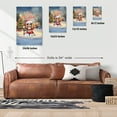 thumbnail image 5 of Merry Christmas Woofmas Xmas Noel Cavalier King Charles Spaniel Santa Snowman Vertical Matte Canvas Poster Dog Lover Gifts Wall Art Home Decor - 13016, 5 of 5
