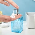 thumbnail image 4 of Glass Soap Dispenser Refillable Pump Bottle Leak Proof Smooth Dispensing Decorative Bathroom Accessory Countertop Organizer for Bathroom Kitchen Sink Home Use, 4 of 6