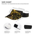thumbnail image 3 of Zufioo Urban Graffiti Scorpion Illustration Print Adult Hollow Hat, Sun Protection Sports Hat - Sweat-absorbent, Adjustable Velcro Style, Unisex, Suitable for Outdoors, 3 of 7