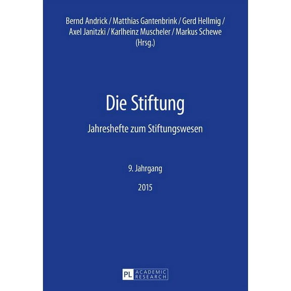Die Stiftung: Die Stiftung (Paperback)