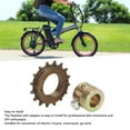 thumbnail image 3 of 16T Freewheel,  Flywheel Adapter Set Enhanced Power Transmission Iron  for Electric Tricycles, 3 of 7