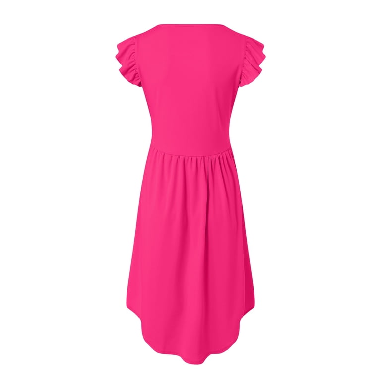Robe En Tulle Rose Printemps/été - Taille 8 - Marque Pretty - Occasion En Très Bon état