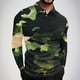 thumbnail image 1 of Blusa y camisa de manga larga con cuello vuelto para hombre, jersey de solapa, manga corta, deportiva, de manga corta, blusa de poliéster para hombre, 1 of 5