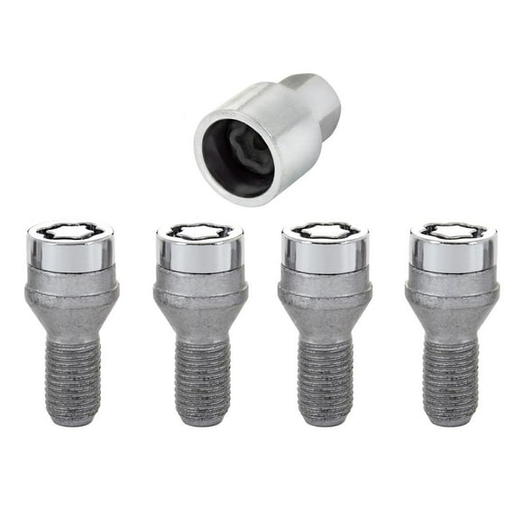 McGard Wheel Access Wheel Lock 27216 Bolt Style; Lug Bolt Lock; 12 Millimeter x 1.25 Thread Size; 60 Degree Conical; Acorn Lug Use With Steel/Aluminum Wheels; 0.86 Inch Threaded Length
