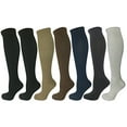 thumbnail image 1 of 7 Pair Assorted Colors Graduate Medium/Moderate Compression Socks Runners,Therapeutic, DVT, Diabetes, Shin Splints, Fasciitis, Recovery, Pregnancy (S/M), 1 of 4