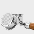 thumbnail image 4 of 51mm Coffee Portafilter Espresso Handle Bottomless Wooden Handle Filterholder, 4 of 9