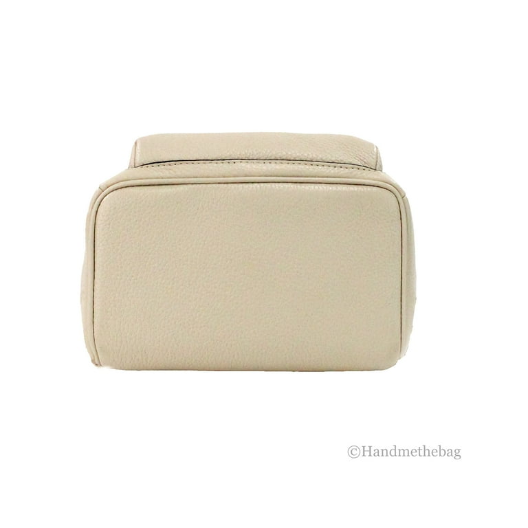 Kate Spade Leila Mini Light Sand Pebbled Leather Dome