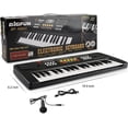 thumbnail image 6 of HAOTUTOYS Kids Keyboard Piano, 37 Keys Multifunction Electric Piano Keyboard Toys with Microphone, Music Keyboard for Toddler Girls and Boys, 6 of 6