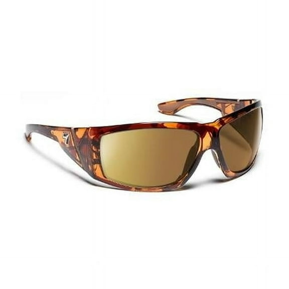 7eye 900640 Jordan Sharp View Clear Sunglasses- Dark Tortoise - Medium & Extra Large