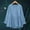 Blue, variant on JJHGVB Lightweight Sweatshirts for Women Spring Trendy Loose Fit Cute Shirts for Women Pullover Tops Casual Basic Tee Dress Shirts Boho Linen Shirts for Women Summer Business Casual Black L