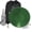 _9" Green, variant on Sluice Fox Gold Panning Starter Kit for kids or adults; Gold Snifter Bottle | 9 inch spiral gold pan with dual riffles; Basic Gold Prospecting Kit (Small, Green)
