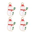 thumbnail image 1 of Fiudx Ofertas relámpago del día, solo en línea 10 piezas/paquete de accesorios navideños DIY, joyería de Papá Noel, colgante de aleación, 1 of 3