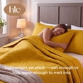 thumbnail image 2 of THD Loren - 3 Piece Full Queen Size Quilt Set, Lightweight Queen Bedspread Coverlet Set (Full/Queen, Gold), 2 of 7