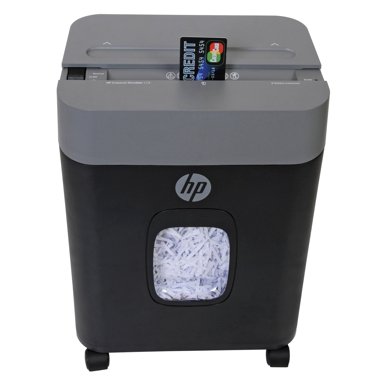 HP HP-CC8 8-Sheet Crosscut Shredder, 91033A
