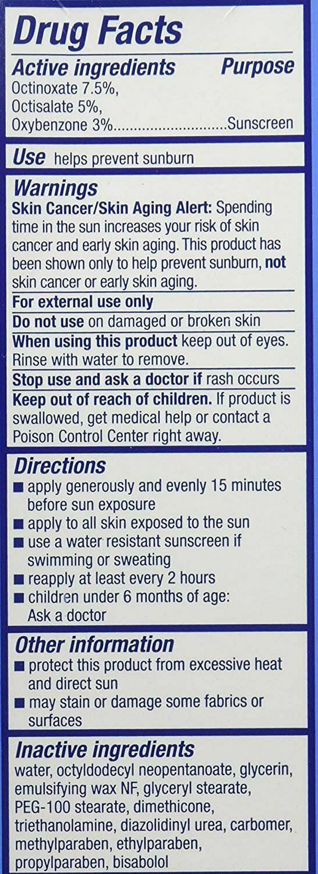 Purpose Dual Treatment Moisture Lotion W/ SPF 10 Sunscreen 4 oz, Pack of 5