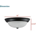 thumbnail image 3 of Aspen Creative 63024-05-1,3-Light Flush Mount / Oil Rubbed Bronze Finish w/ Alabaster Glass. 15"Dia. E26 Socket/60 Watts.Bulb Not Included., 3 of 3