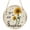 yellow, variant on Sunflowers Farmhouse Round Front Door Welcome Sign, 5.9 Inch Wall Hanging Decor for Indoor Outdoor, Sage Green Plaid Pastoral Rustic Home Porch Hanger Decorations for Holiday Gift
