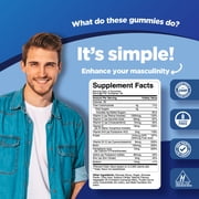 Phytoral Daily Men's Multivitamin Gummies for Energy and Immune Support, 90 Count
