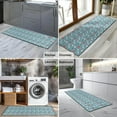 thumbnail image 2 of Light Blue Christmas Snowman Pattern Kitchen Rug Mat,Kitchen Runner Rugs Non Skid Washable,Decorative Kitchen Floor Mats for Kitchen,Sink,Laundry,17"X47", 2 of 5
