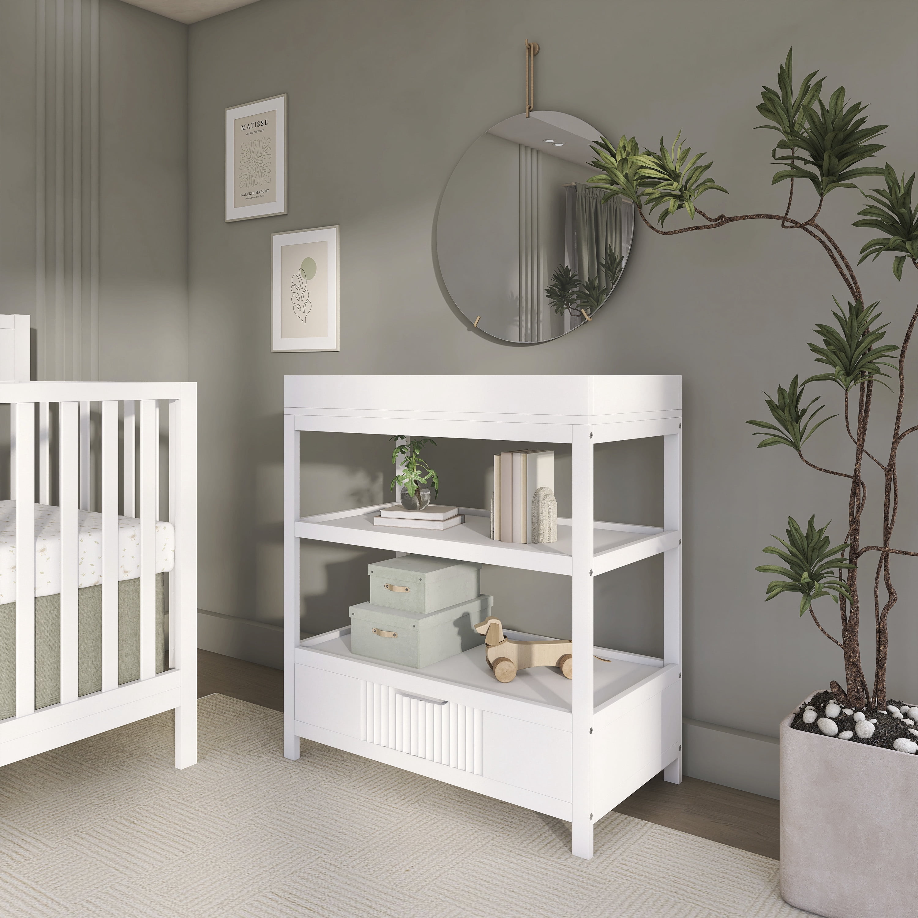 Dream On Me Ivy Changing Table, White