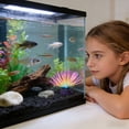 thumbnail image 4 of 1pc Artificial Fluorescent Silicone Aquatic Plant with Base, Simulation Fish Tank Decorations for Aquarium (Purple-A), 4 of 5
