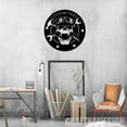 thumbnail image 2 of Craftnamesign Personalized Mechanic Skull Metal Sign LED Light, Custom Skull Name Sign Home Decor, 2 of 5