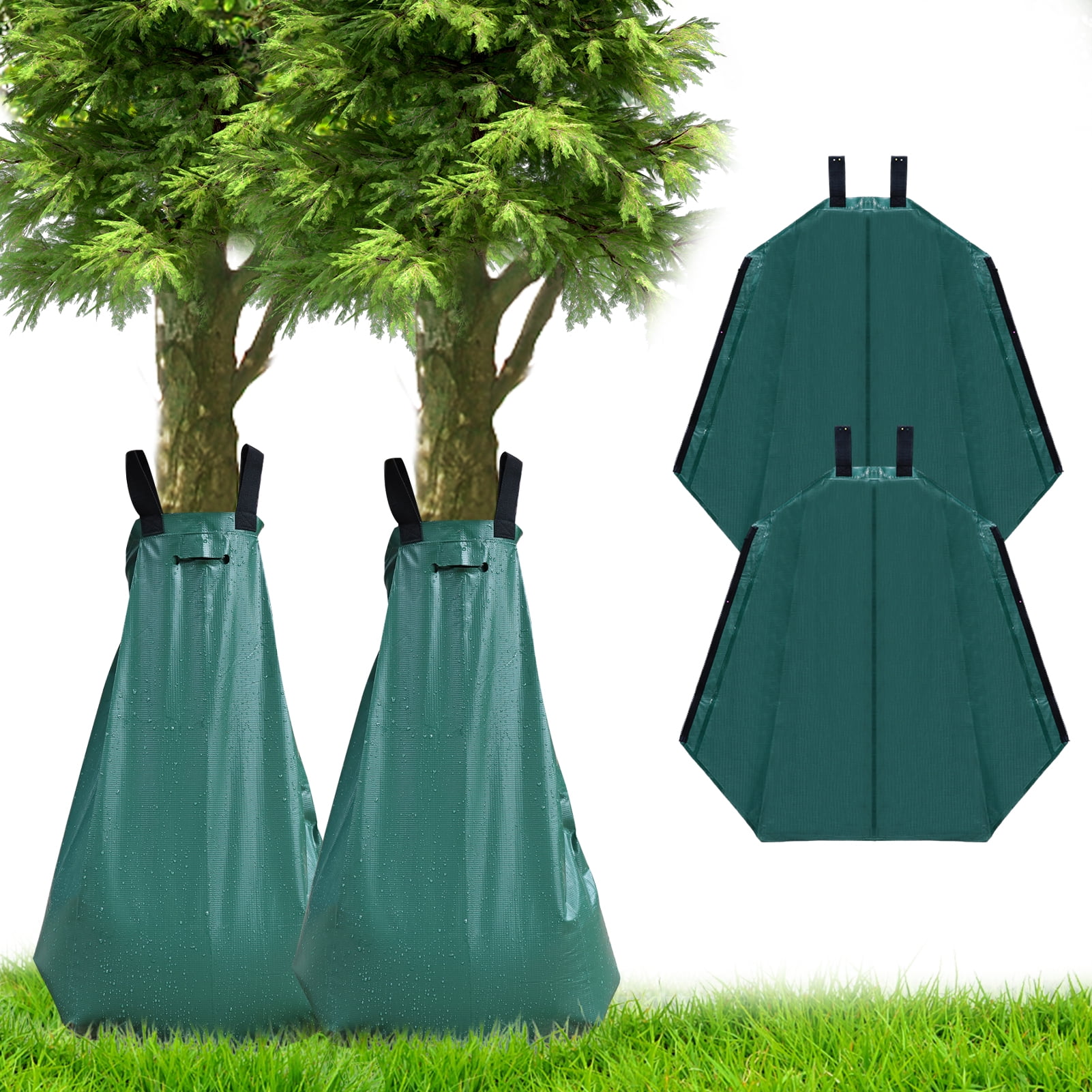 Hengguang 2PCS Tree Watering Bag, 20 Gallon Slow Release Tree Watering