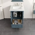 thumbnail image 4 of Eviva Britney 24 in. Ash Blue Single Sink Bath Vanity with Carrara Quartz Top and Undermount Porcelain Sink, 4 of 12