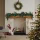 thumbnail image 5 of Paquete de 4 lazos navideños de terciopelo flocado para decoración navideña | Juego de 4 lazos decorativos grandes para coronas, árboles y guirnaldas, 5 of 6