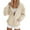 A45 Beige, variant on FASHOFT Women's 2026 Zip Up Y2K Hoodies Casual Long Sleeve Sweatshirts Fall Spring Track Jackets with Pockets Beige L
