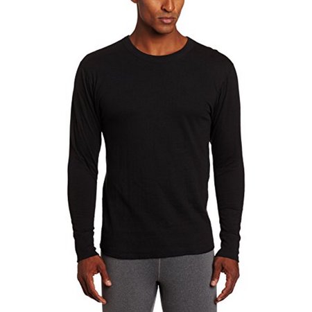Duofold Mens Mid-weight Thermal Top, Black, Large