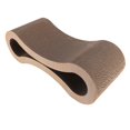 thumbnail image 1 of Corrugated Cat Scratching Bed, Lounge Shaped, Strong and Solid, Protects Home Furniture, Reversible Feature, Satisfies  Instincts, for All Types of Cats, with Dual Purposes, 1 of 7