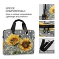 thumbnail image 4 of Laptop Bag Laptop Briefcase 15.7 x 3 x 11.8 Inches Laptop Bag Briefcases Laptop Storage Travel Laptop Bag Work Laptop Bag Bee Sunflower, 4 of 8