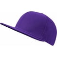 thumbnail image 4 of EaseDay Classic Flat Bill Visor Snapback Hat, Trendy Adjustable Plain Tone High Top Blank Baseball Cap for Men and Women, Comfortable Headwear, 1-Pack, 4 of 5