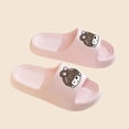 thumbnail image 5 of Womens Cute Cartoon EVA Slide Sandals Non-Slip Platform Cushioned Comfort Shoes for Pool Beach Indoor Outdoor Pink,Size 3.5-5, 5 of 8