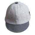 thumbnail image 6 of Cute Baby Striped Baseball Cap Summer Cotton Toddler Kids Hats Boys Girls Sun Hat, 6 of 6