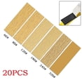 thumbnail image 3 of 20Pcs 3.5 x 1Inch Detail Sander Refills Micro Finishing Sander Paper, 3 of 5