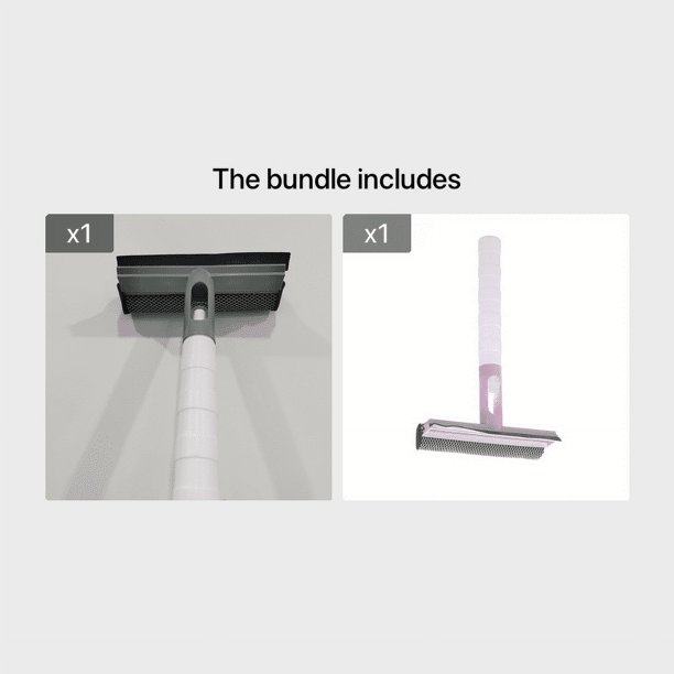 Effortlessly Clean Your Car Windows with our 1pc Plastic Car Glass Cleaning Wiper with Water Sprayer - Say Goodbye to Dirty Windshields and Screens!