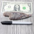 thumbnail image 4 of 1 Stone Ornamental Knife Blade  #0758     Mountain Man Knife, 4 of 5