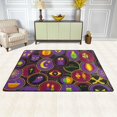 thumbnail image 2 of Dreamtimes Halloween Circle Symbols Non-Slip Area Rug 36"x24", Abstract Owl Eye Moon Floor Carpet Comfort Floor Mats Decor for Indoor Front Porch,Living Room, Bedroom,Kitchen, 2 of 7