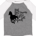 thumbnail image 4 of Inktastic Live Like Someone Left the Gate Open Horse Silhouette Boys or Girls Long Sleeve Baby Bodysuit, 4 of 5