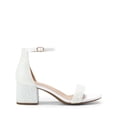 thumbnail image 2 of Sandalia DREAM PAIRS Tacón Bajo Grueso Blanco Perla Talla 11, 2 of 7