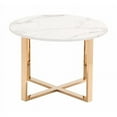 thumbnail image 4 of Zuo Modern Globe End Table with Faux Marble Top, 4 of 5