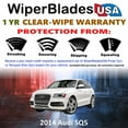 thumbnail image 2 of 2014 Audi SQ5 Beam Wiper Blades Wipers w/1yr Warranty (Set of 2) (WiperBladesUSA), 2 of 5